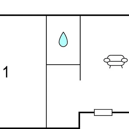 Apartman 1 Bedroom Beautiful In *